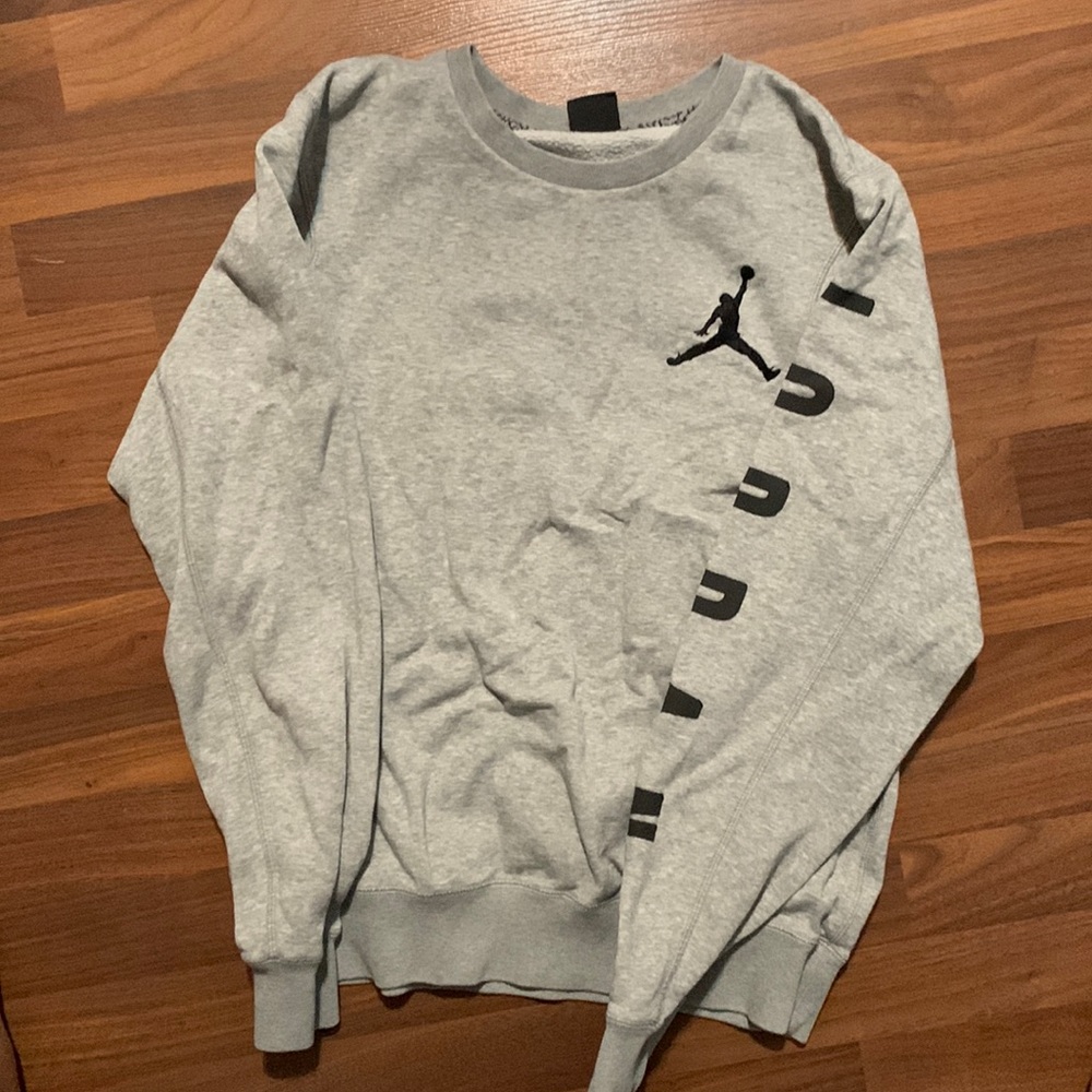 Grey Jordan sweatshirt